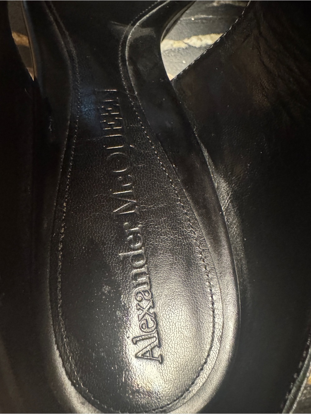 Alexander McQueen Black Platform Sandals - Picture 5 of 8